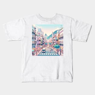 Rio de Janeiro Street Illustration Kids T-Shirt